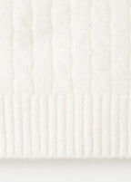 Short Sleeved Cable Knit Sweater