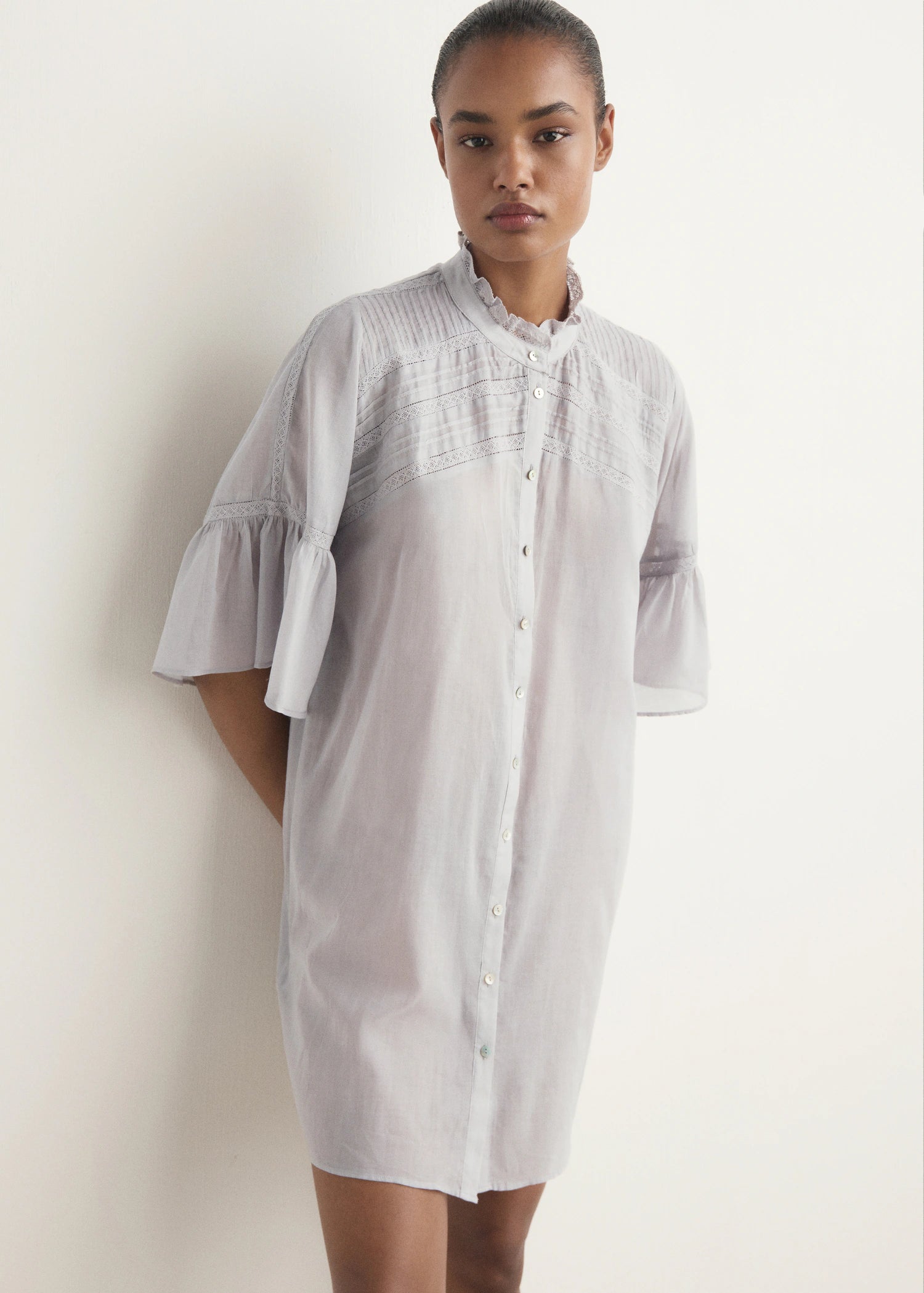 Short Sleeved Cotton Nightdress