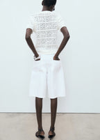 Short Sleeved Crochet Cardigan