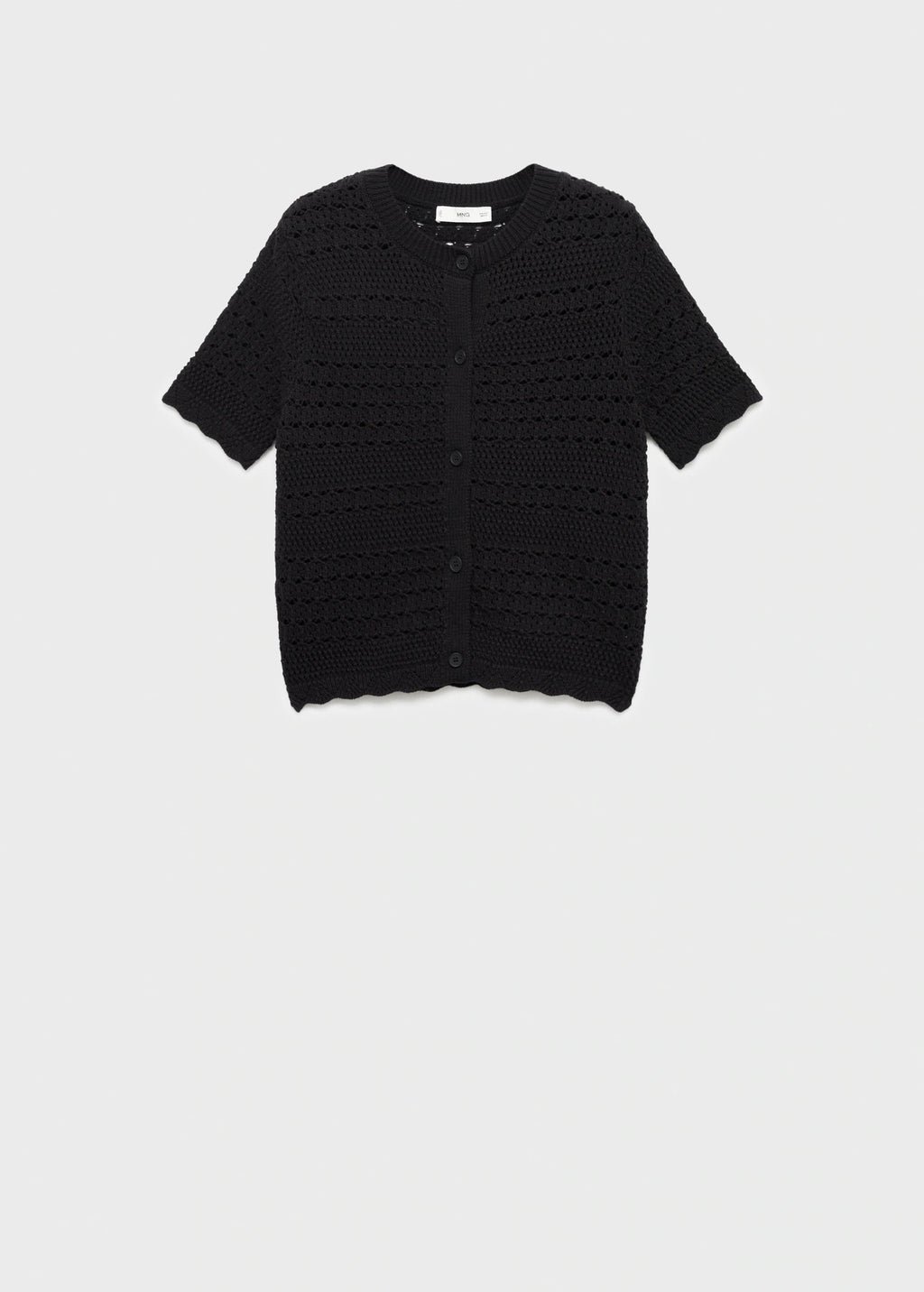 Short Sleeved Crochet Cardigan