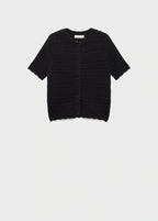 Short Sleeved Crochet Cardigan