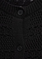 Short Sleeved Crochet Cardigan