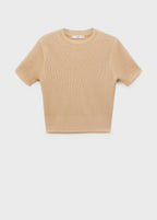 Short Sleeved Crop Sweater