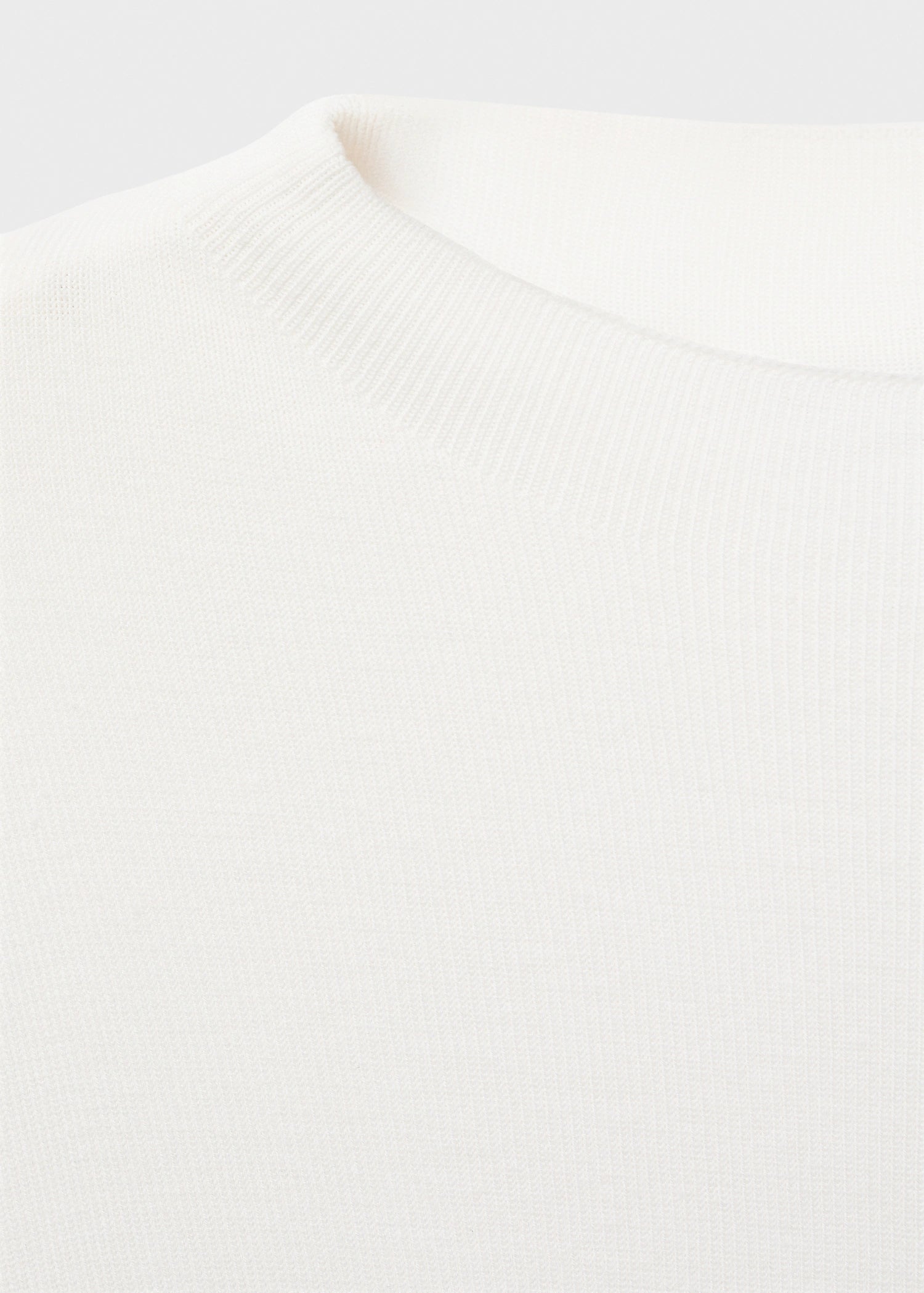 Short Sleeved Fine Knit Sweater