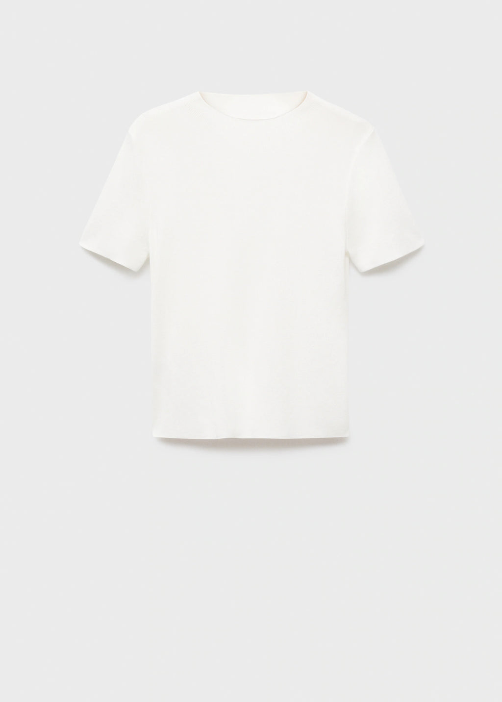 Short Sleeved Fine Knit Sweater