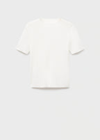 Short Sleeved Fine Knit Sweater