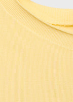 Short Sleeved Fine Knit Sweater