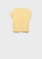 Short Sleeved Fine Knit Sweater