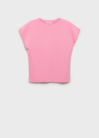 Short Sleeved Fine Knit Sweater