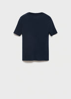 Short Sleeved Fine Knit Sweater