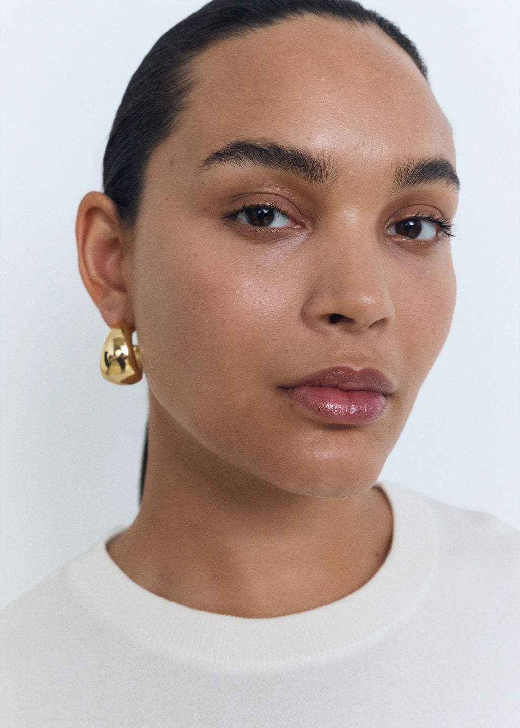 Short Sleeved Fine Knit Sweater