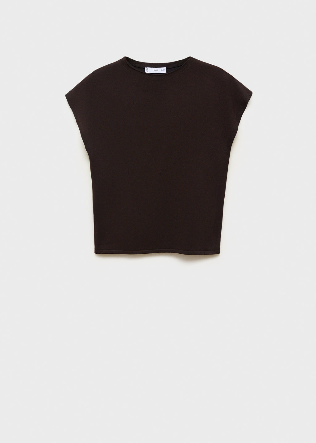Short Sleeved Fine Knit Sweater