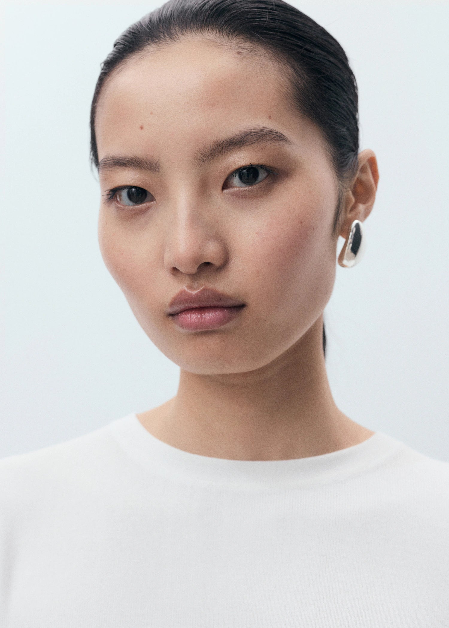 Short Sleeved Knitted Cotton Sweater