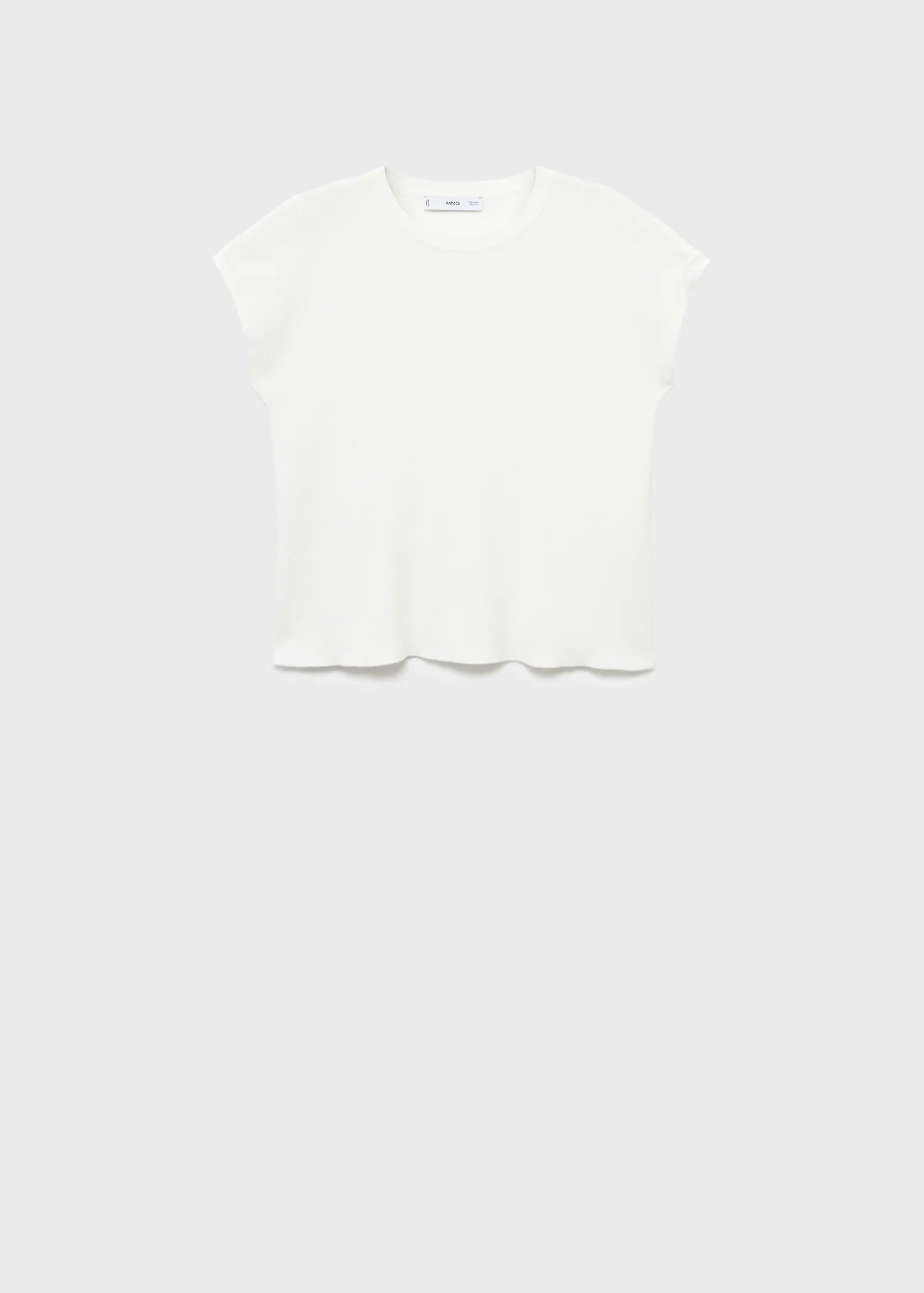 Short Sleeved Knitted Cotton Sweater