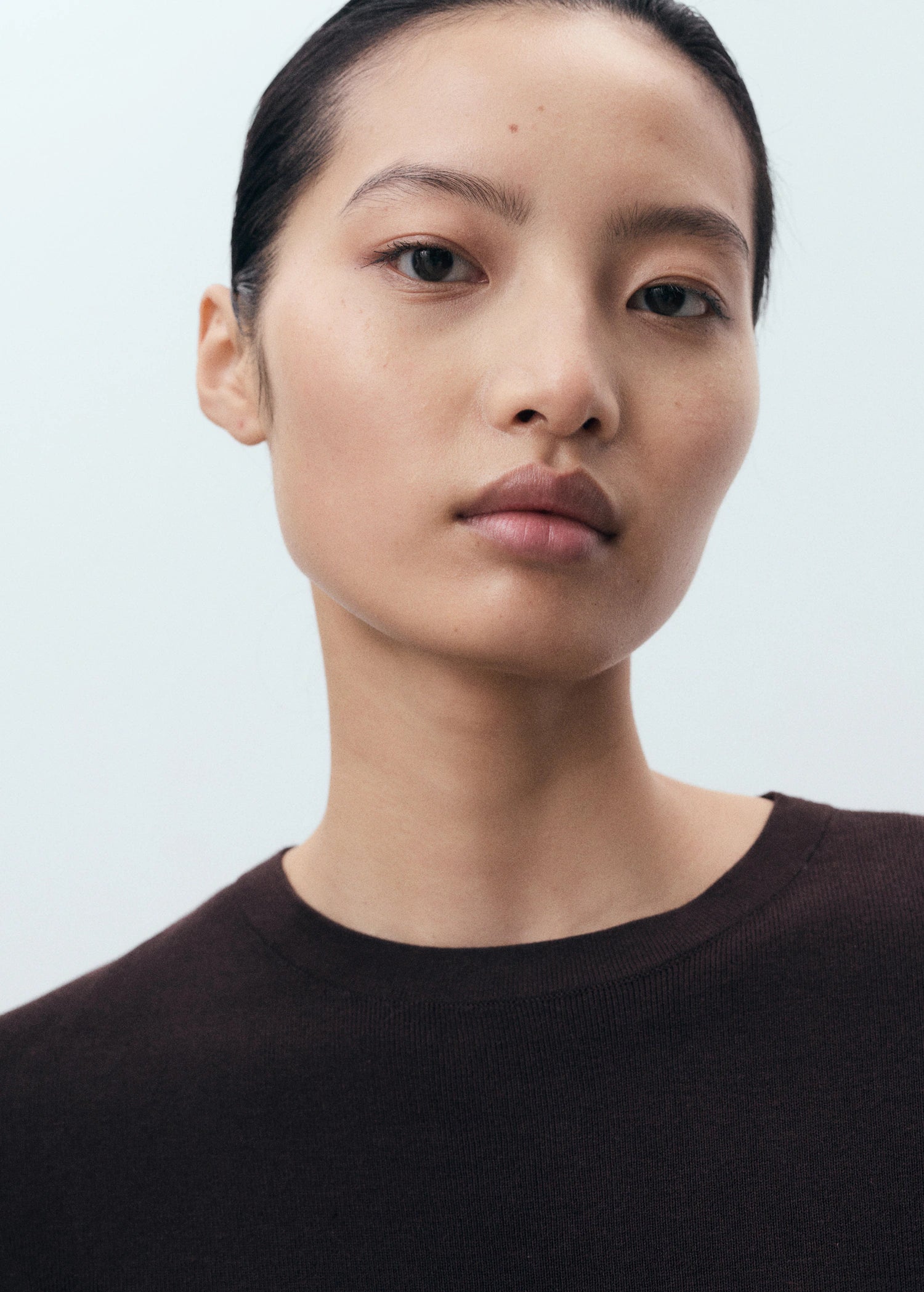 Short Sleeved Knitted Cotton Sweater