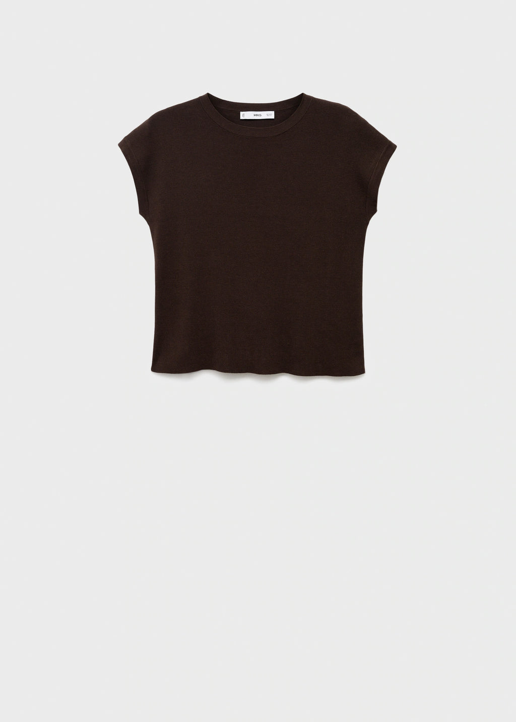 Short Sleeved Knitted Cotton Sweater