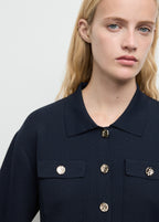 Short Sleeved Knitted Jacket