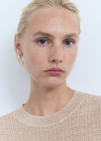 Short Sleeved Lurex Sweater