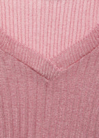 Short Sleeved Lurex Sweater