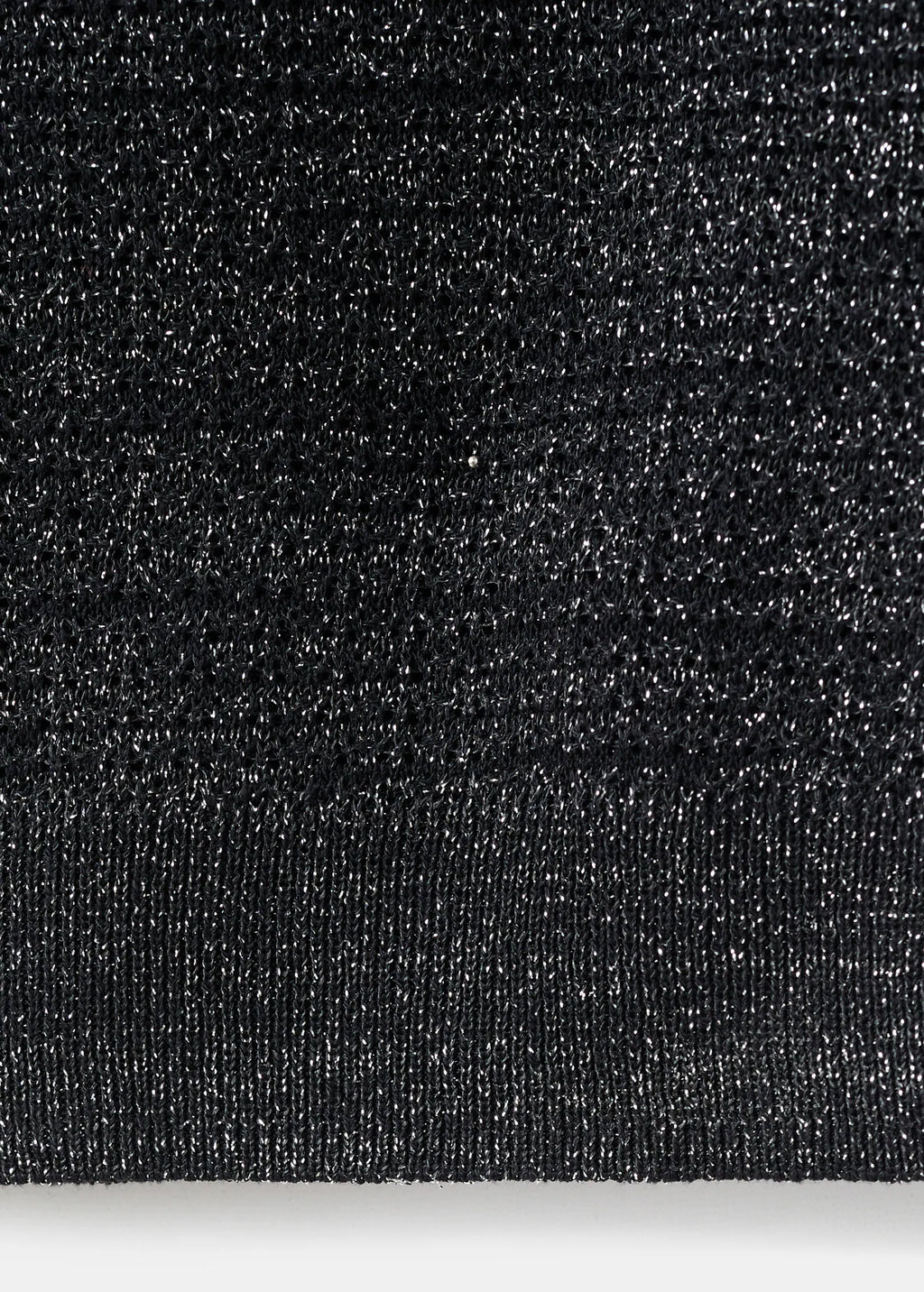 Short Sleeved Lurex Sweater