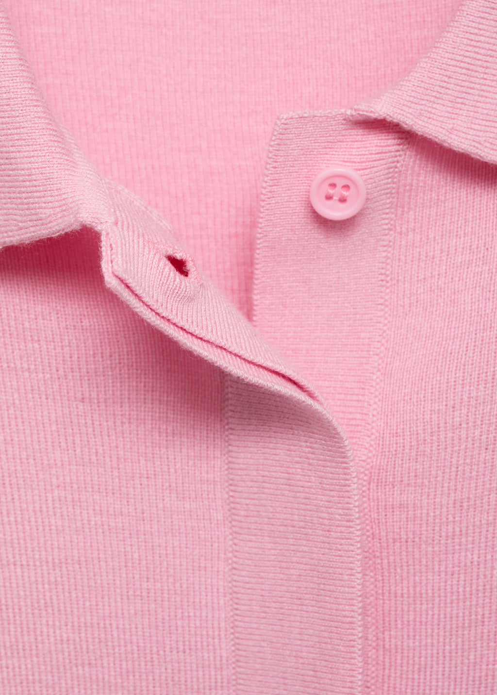 Short Sleeved Polo Neck Sweater