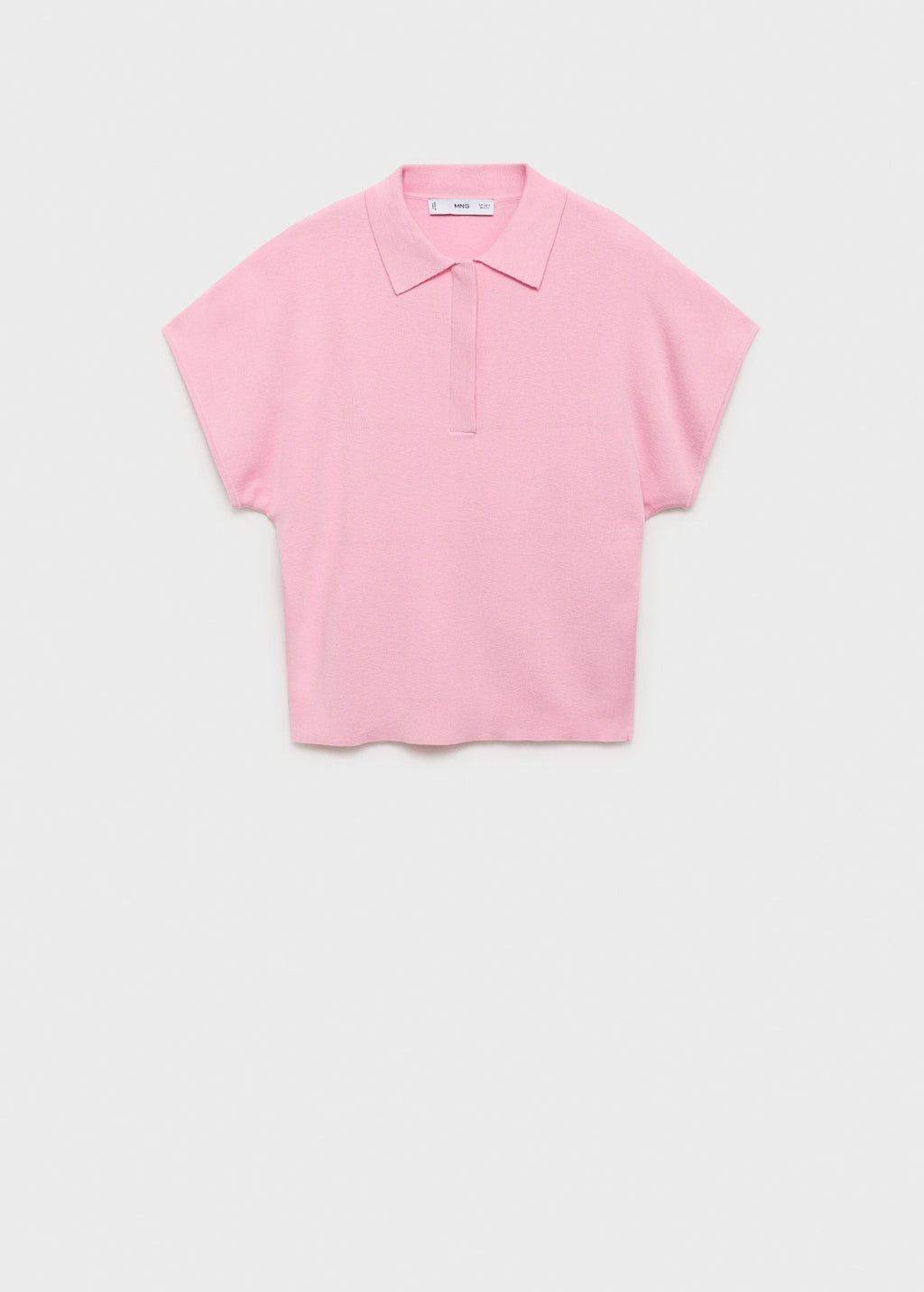 Short Sleeved Polo Neck Sweater