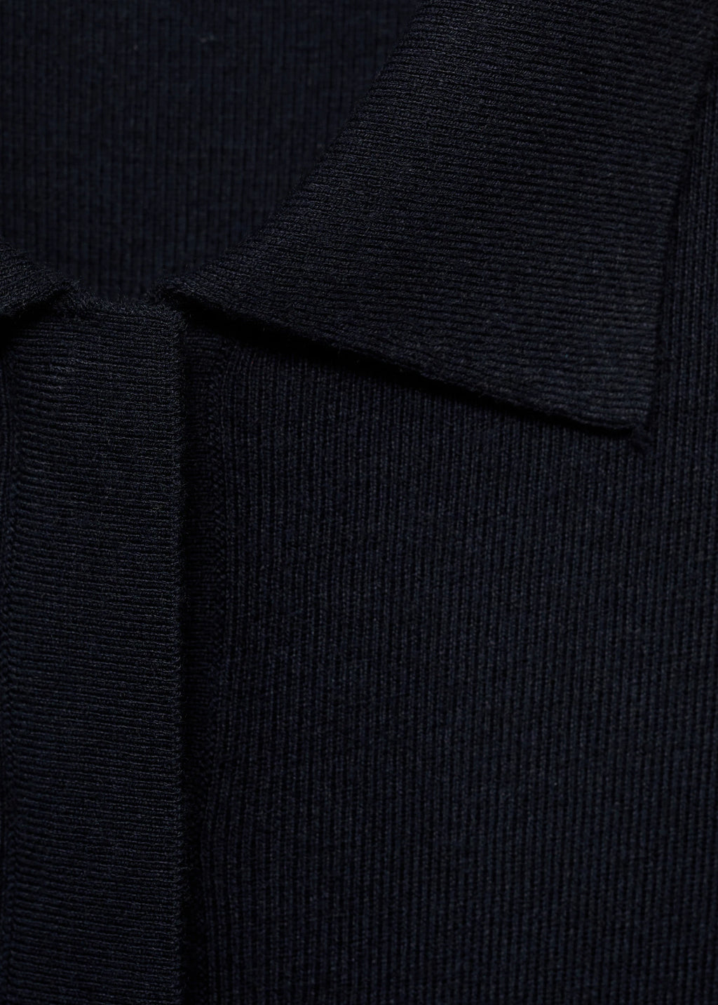 Short Sleeved Polo Neck Sweater