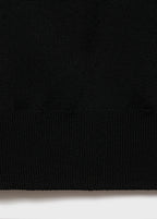 Short Sleeved Sweater With Metallic Detail