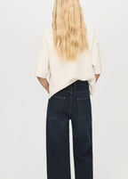 Short Sleeved Turtleneck Sweater