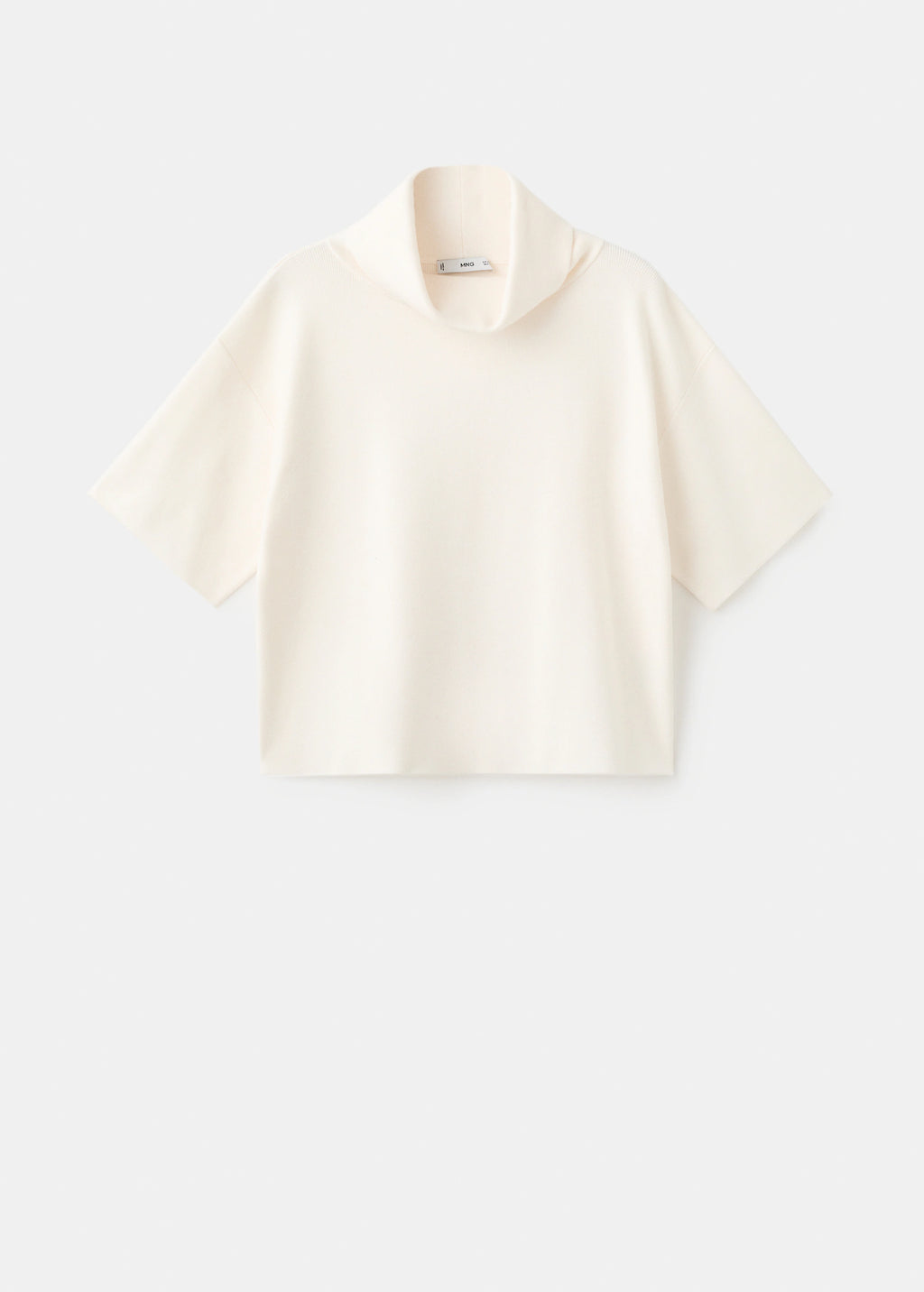 Short Sleeved Turtleneck Sweater