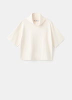 Short Sleeved Turtleneck Sweater