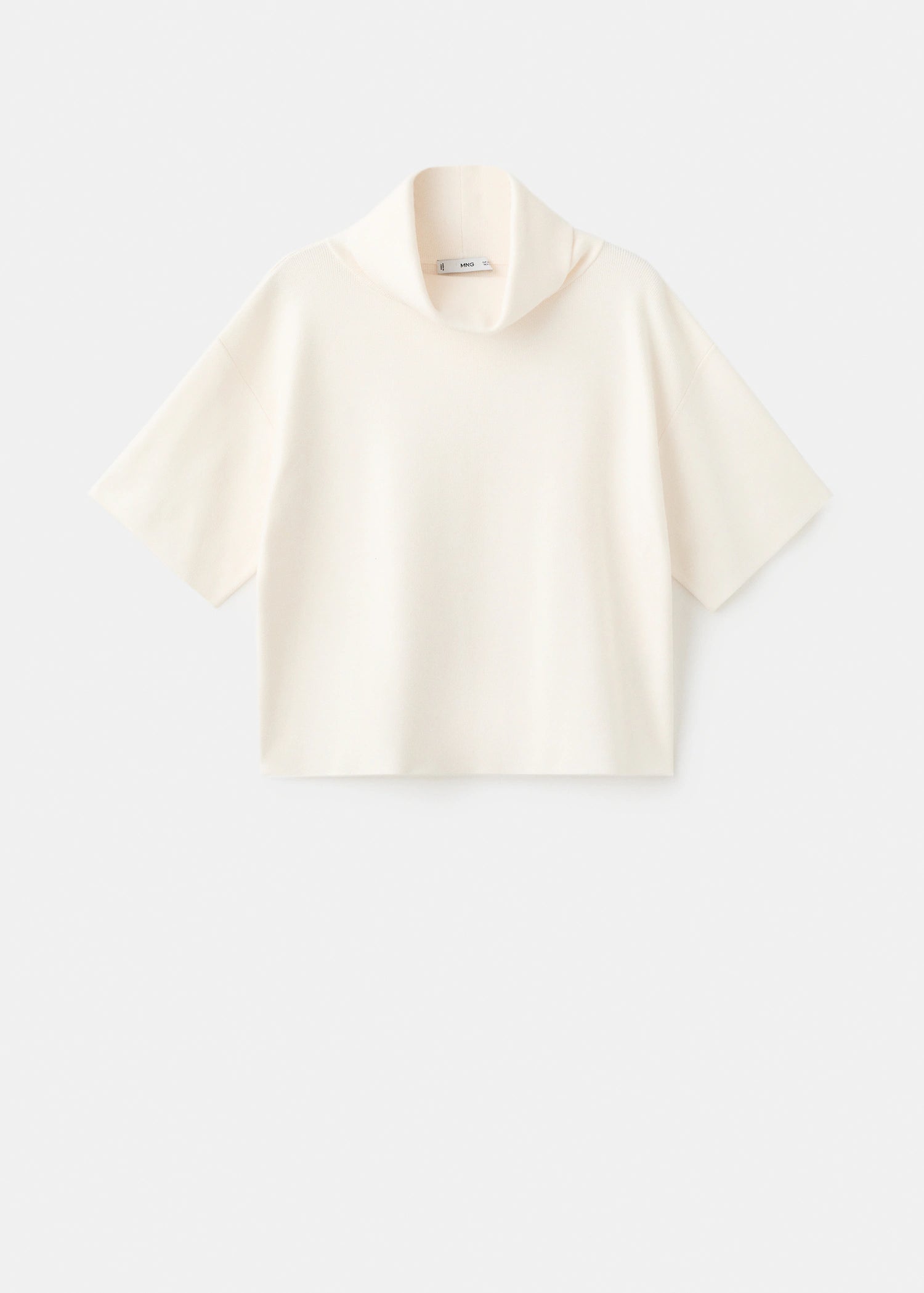 Short Sleeved Turtleneck Sweater