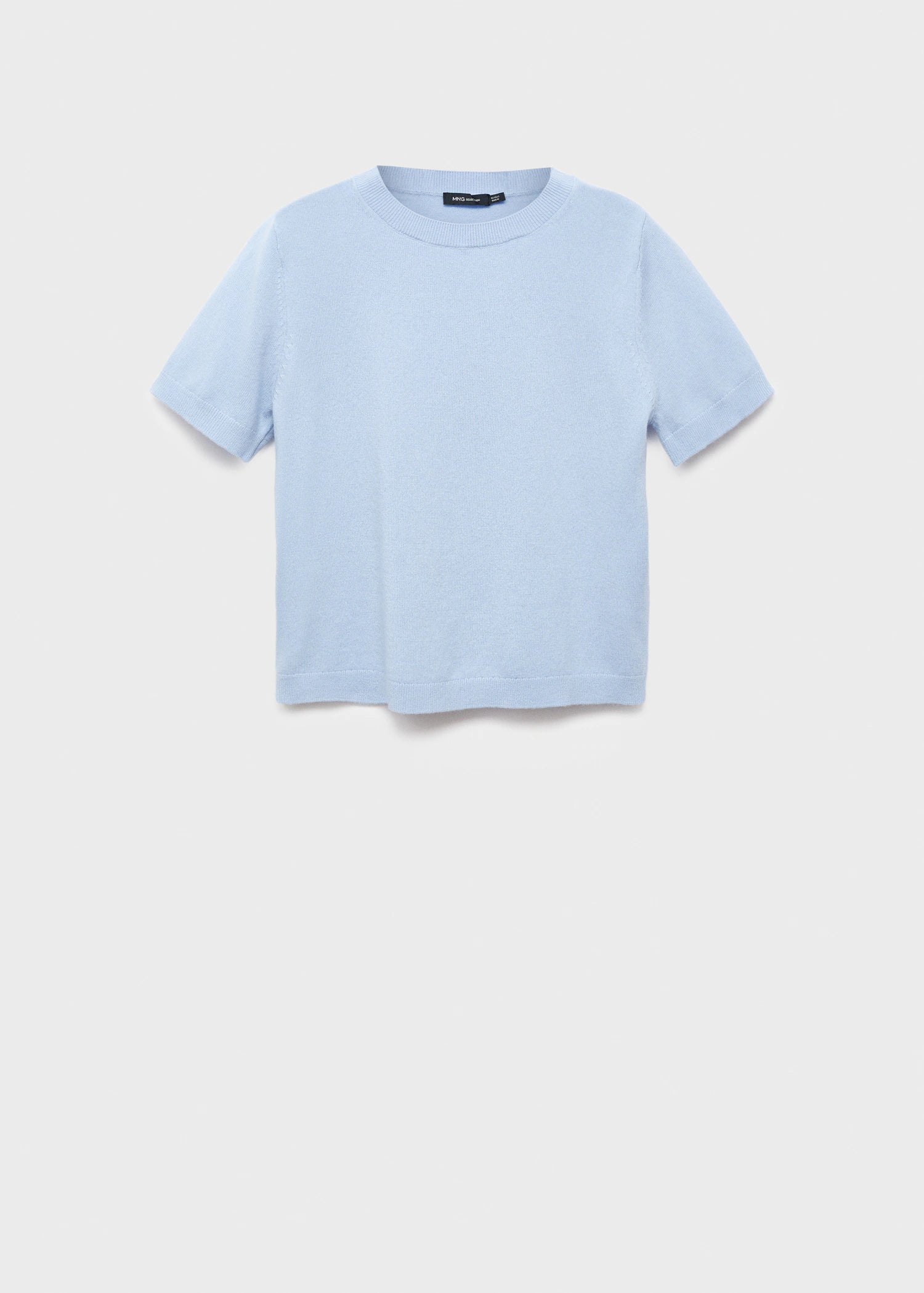 Short Sleeved Wool Sweater