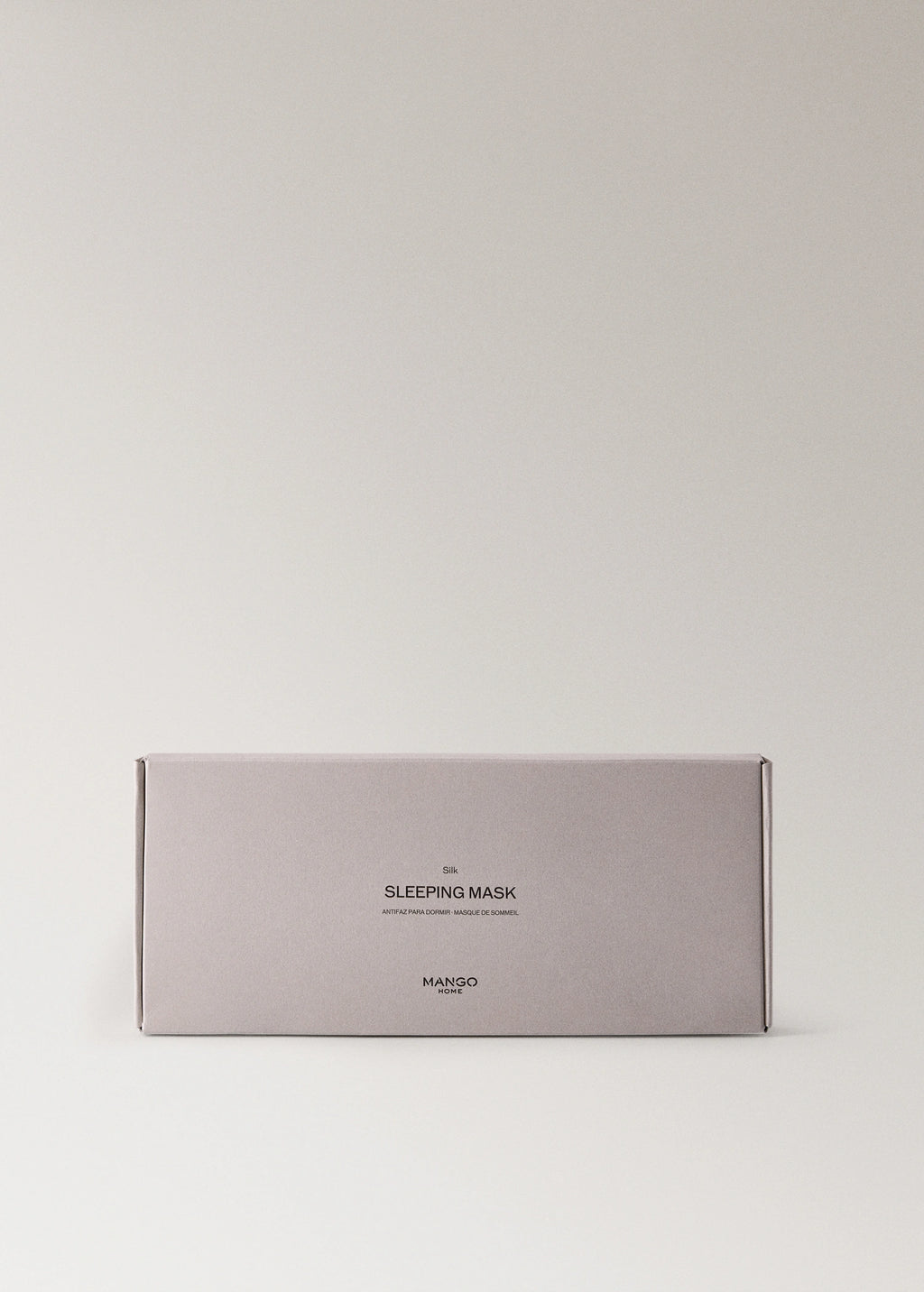 Silk Mask With Contrast Piping