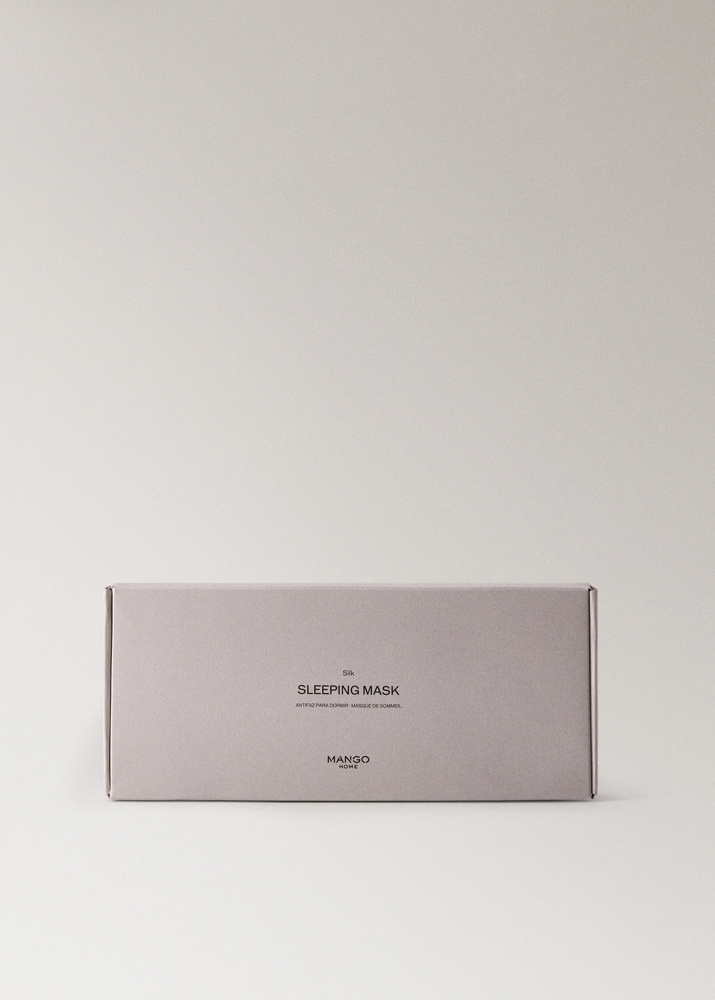 Silk Mask With Contrast Piping