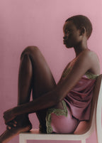 Silk Shorts With Contrasting Lace Trim