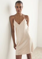 Silk Strapless Nightgown