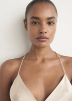 Silk Strapless Nightgown