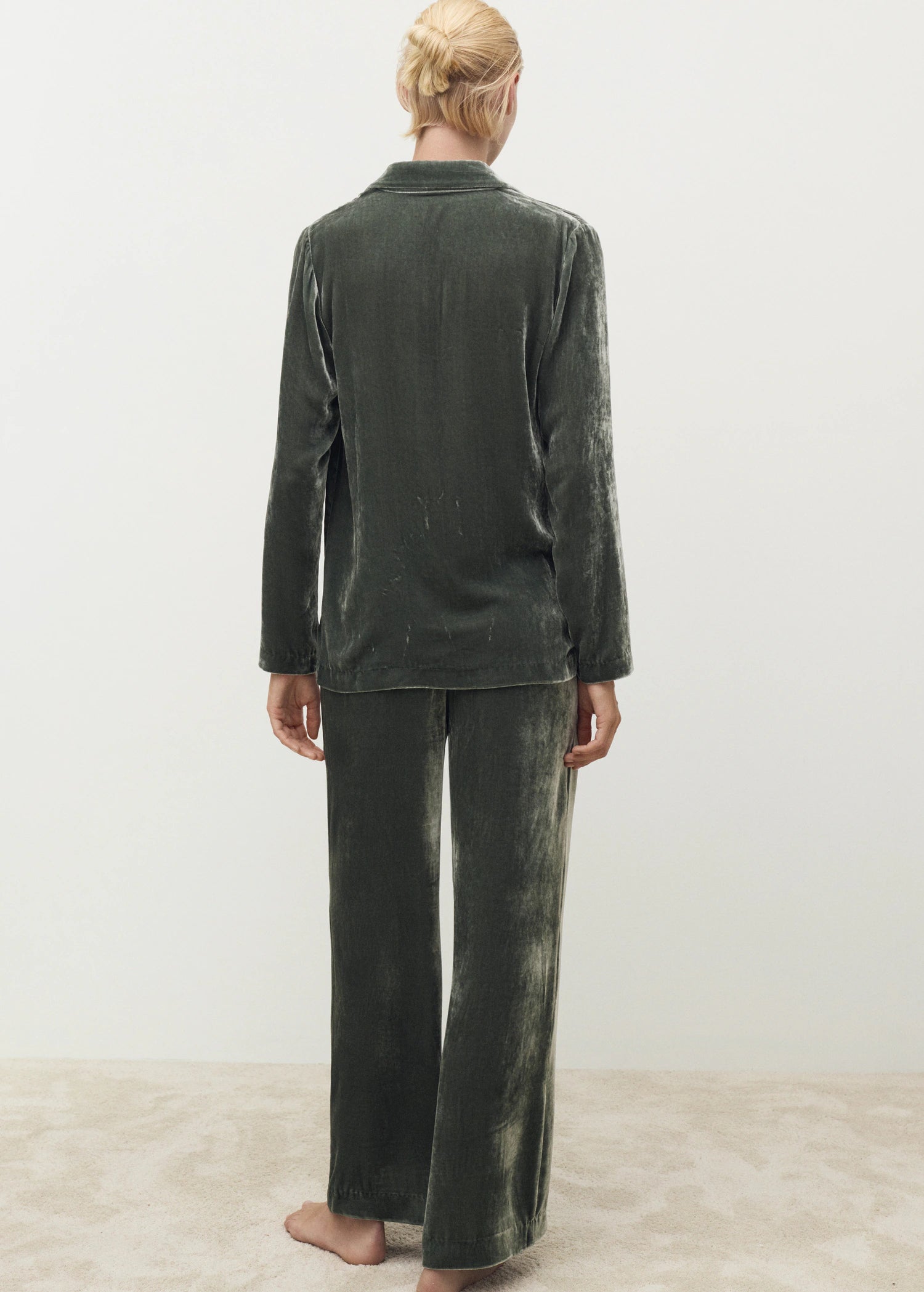 Silk Velvet Trousers