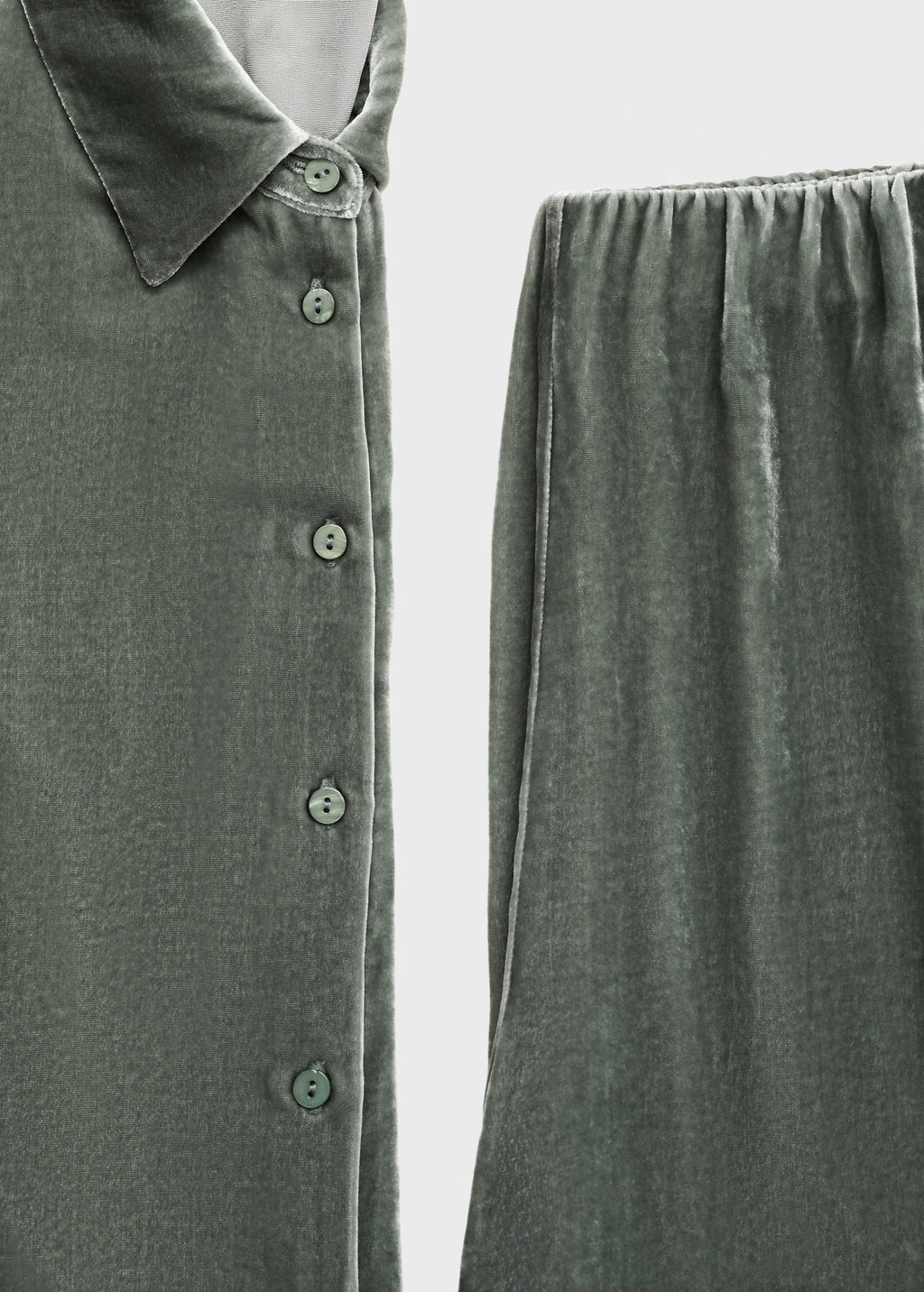 Silk Velvet Trousers