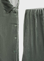 Silk Velvet Trousers