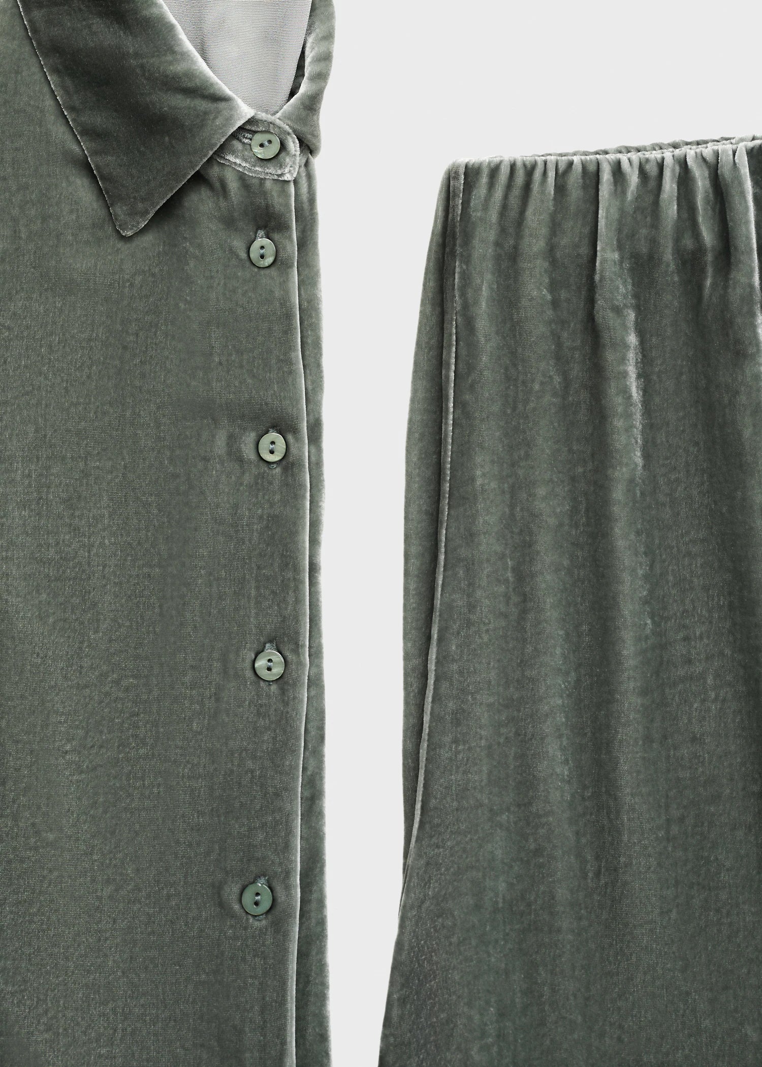 Silk Velvet Trousers