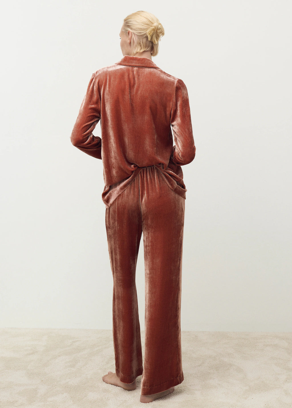 Silk Velvet Trousers