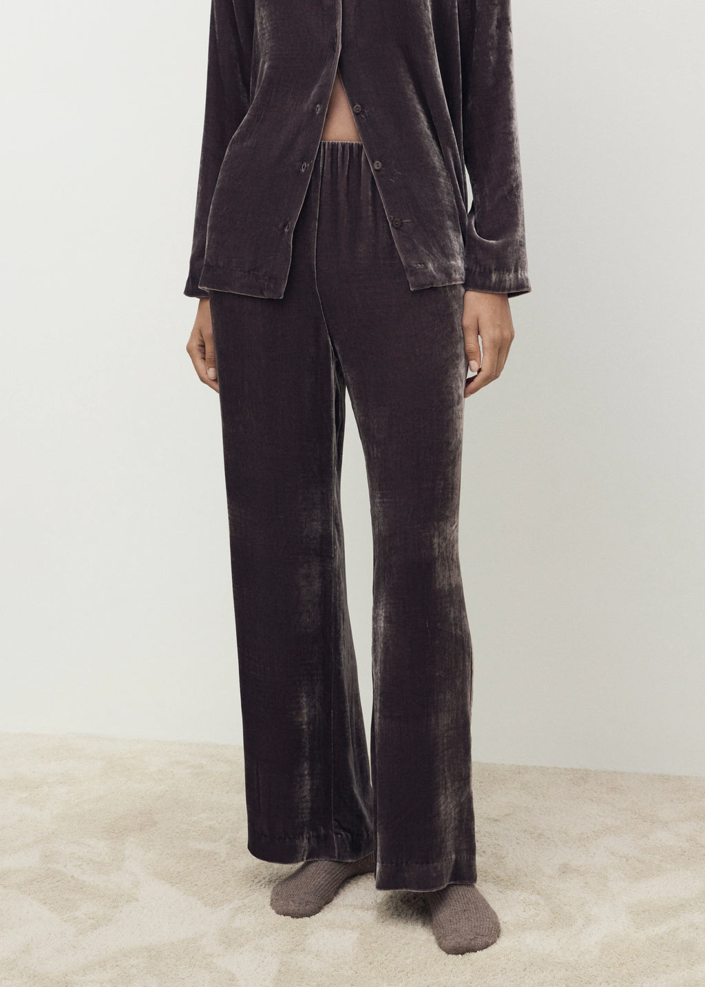Silk Velvet Trousers