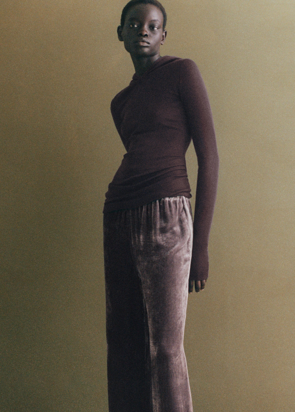 Silk Velvet Trousers