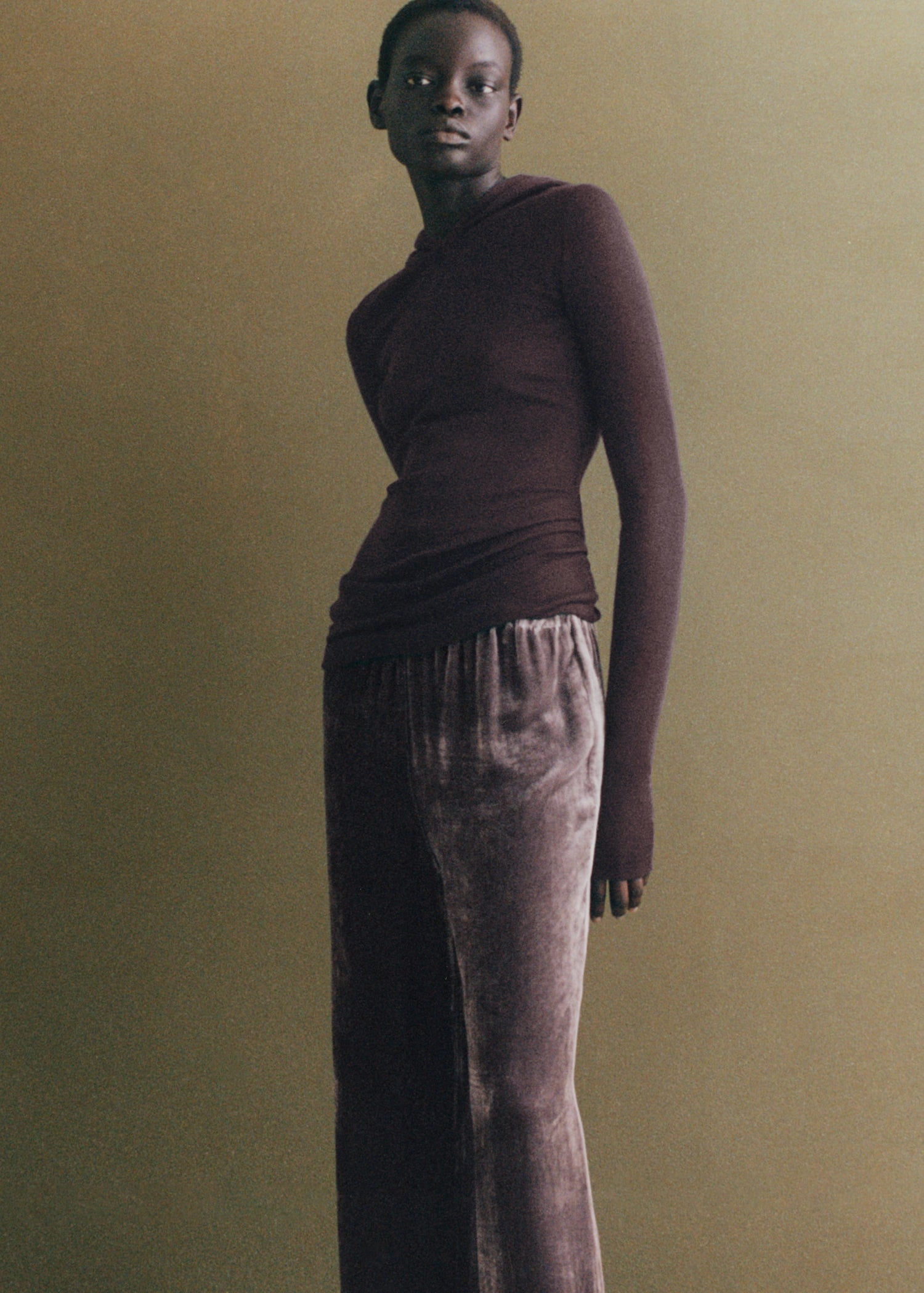 Silk Velvet Trousers