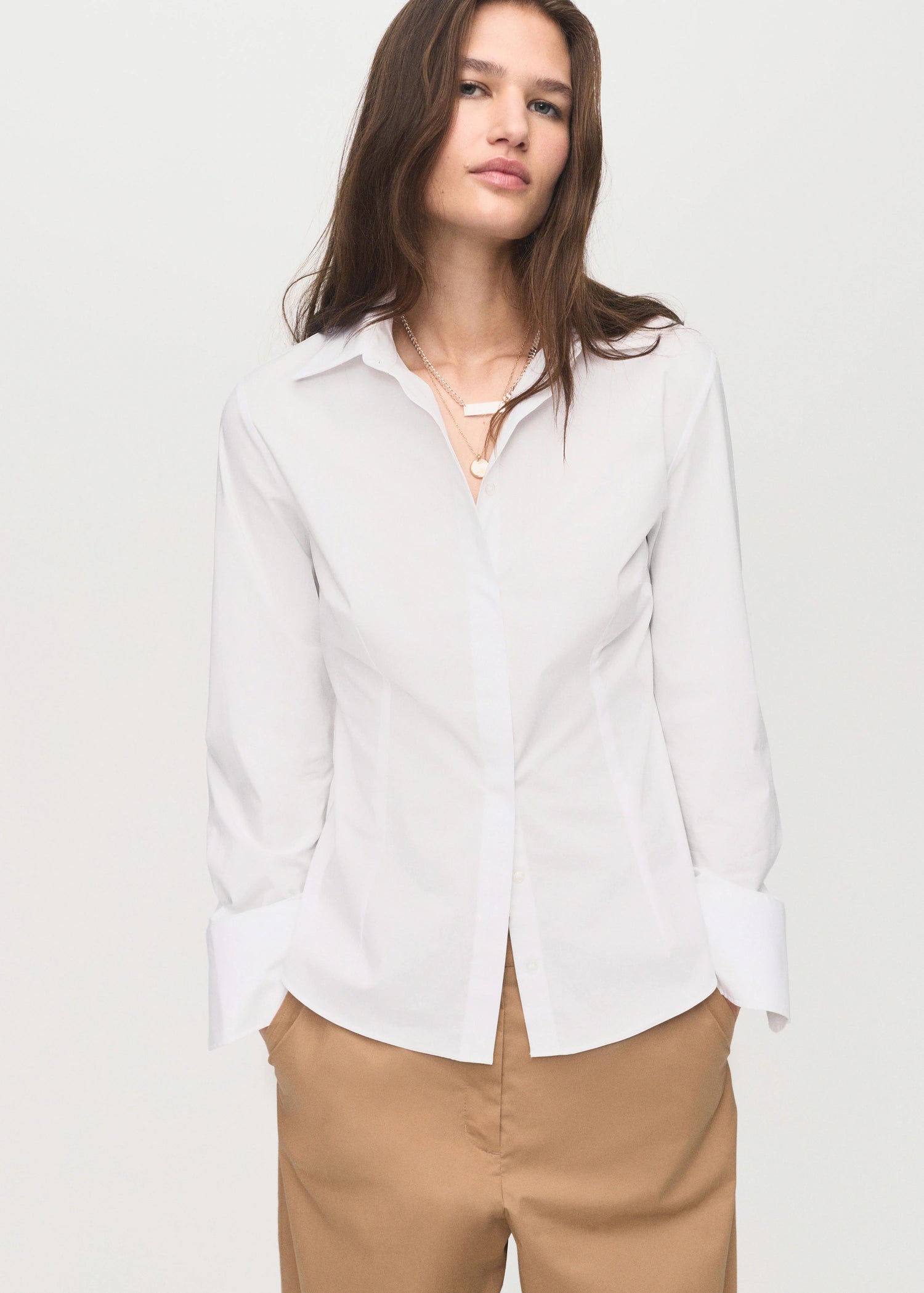 Slim Fit Poplin Shirt