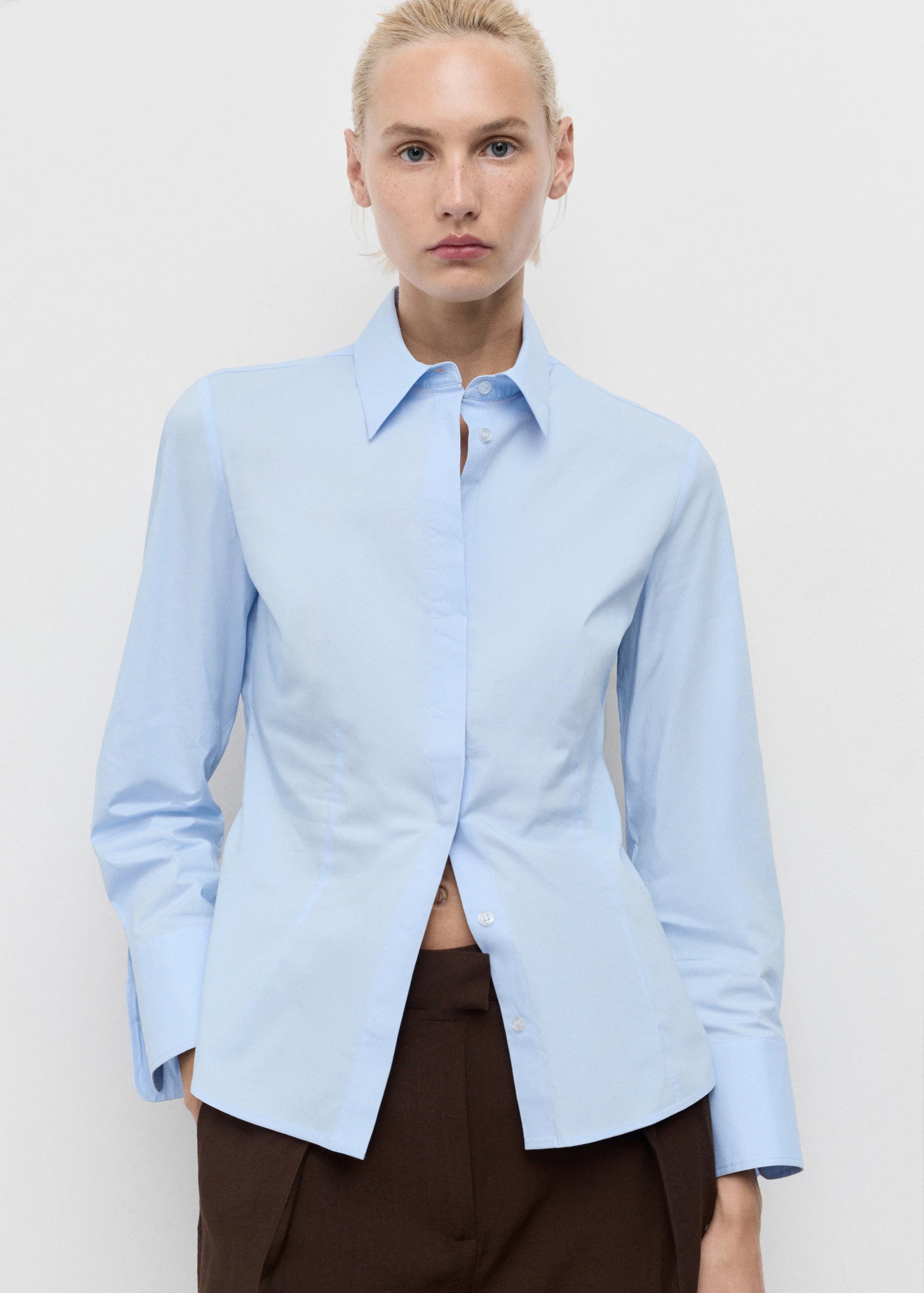 Slim Fit Poplin Shirt