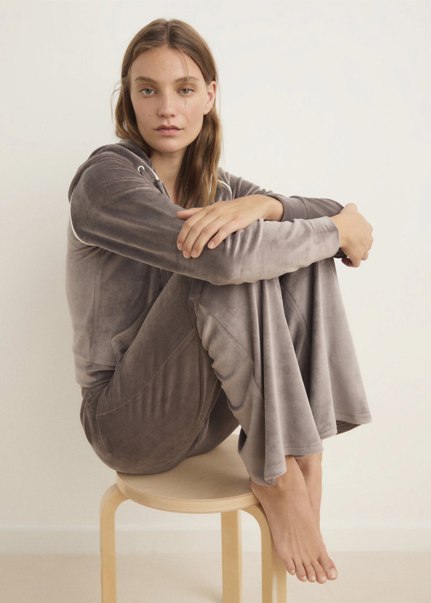 Soft Touch Velour Trousers