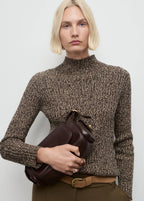 Speckled Perkins Neck Sweater